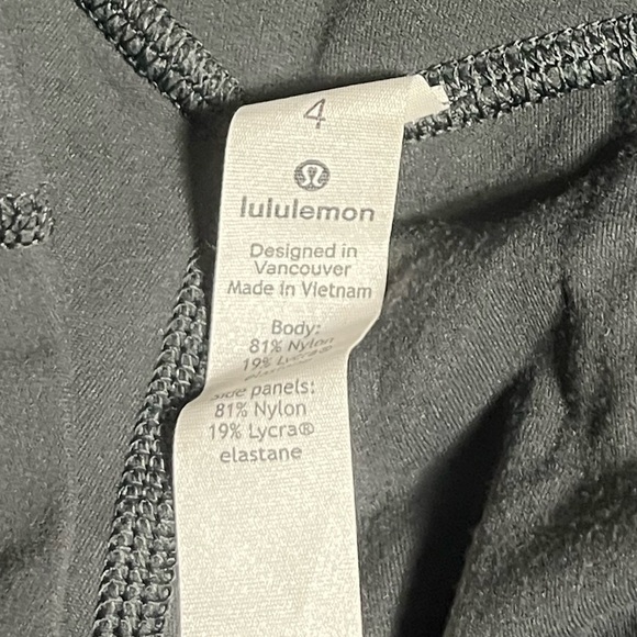 Lululemon Align Jogger Pants Sz 4 Track Stripe Graphite Grey/Diamond Dye Pitch - Picture 11 of 11